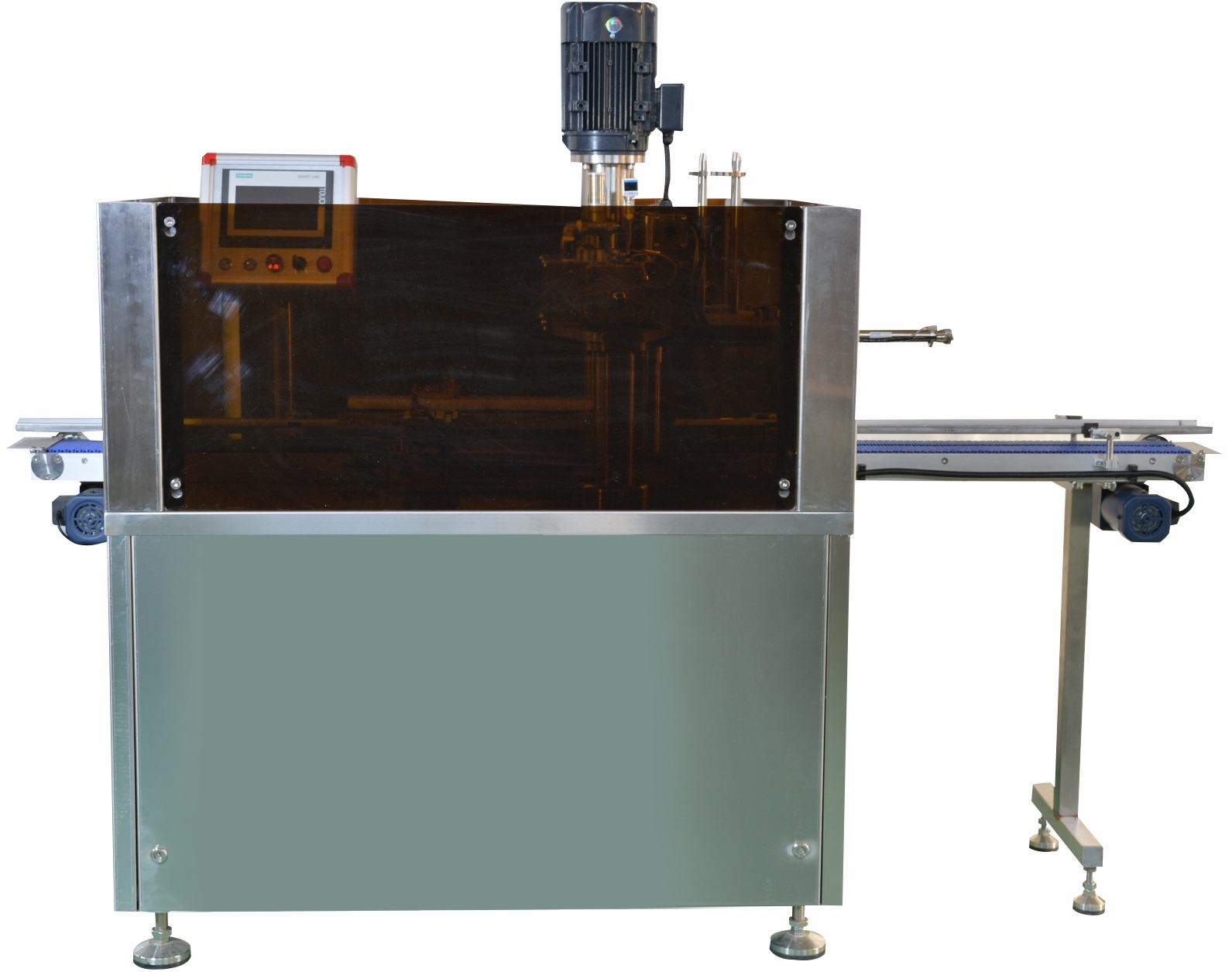Vacuum nitrogen can seaming machine
